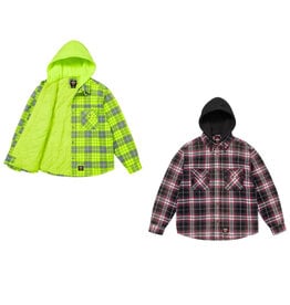 Supreme Supreme Dickies Lined Zip Up Hooded Flannel Shirt