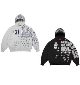 Supreme Supreme League Champs Zip Up Hoodie