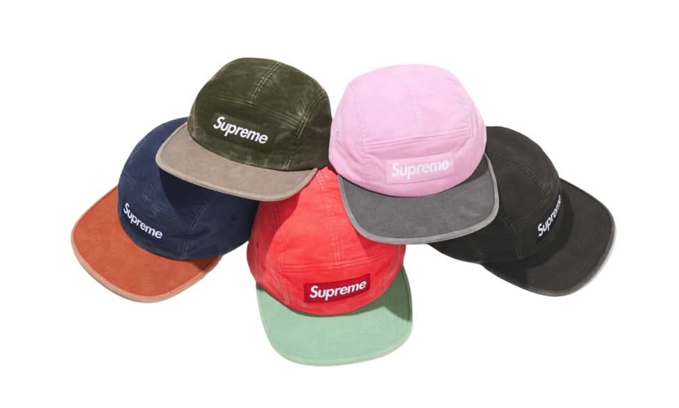 supreme　Pigment 2-Tone Camp Cap Supreme Pigment 2-Tone Camp Cap Black - SS24 - US