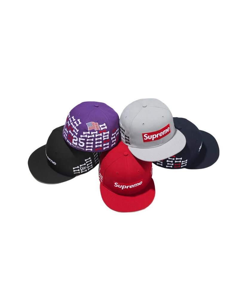 SUPREME × New Era Bones Box Logo Supreme Bones Box Logo New Era Cap 5colors SS25 | eBay