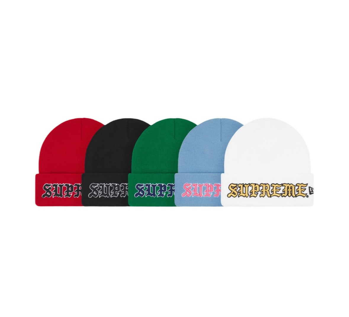 Supreme Supreme New Era Old English Beanie - Private Stock