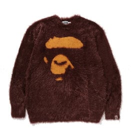 Abathing Ape BAPE APE FACE SHAGGY SWEATER