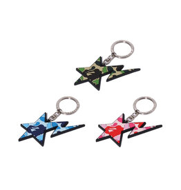 Abathing Ape BAPE ABC CAMO STA RUBBER KEYCHAIN
