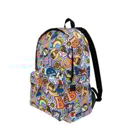 Abathing Ape BAPE BADGE PATTERN LARGE BACKPACK