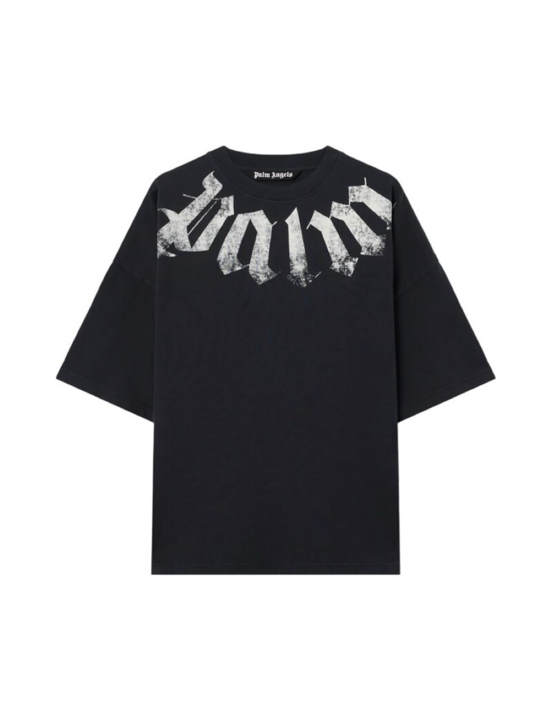 Palm Angels Palm Angels Big Neck Logo Loose Tee