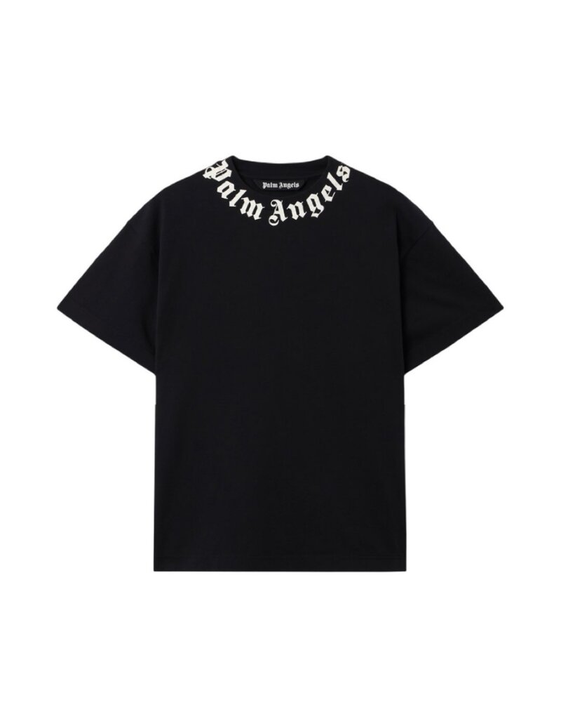 Palm Angels Palm Angels Neck Logo Regular Tee