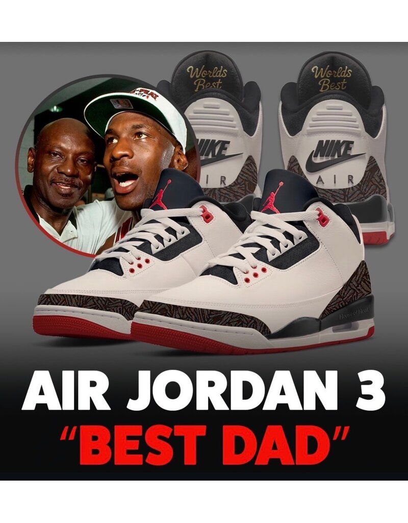 JORDAN Air Jordan 3 Retro "World's Best Dad"