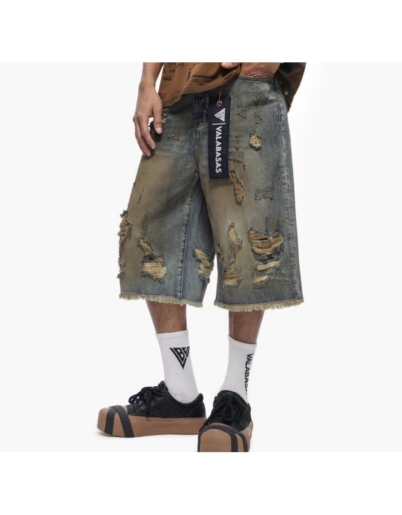 VALABASAS VALABASAS SNAPPED BAGGY JORTS