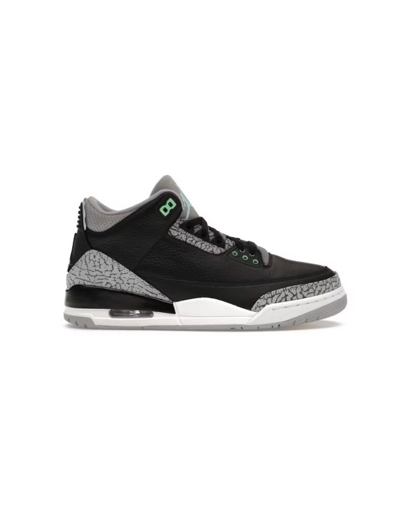 JORDAN Air Jordan 3 "Green Glow" Size 10.5