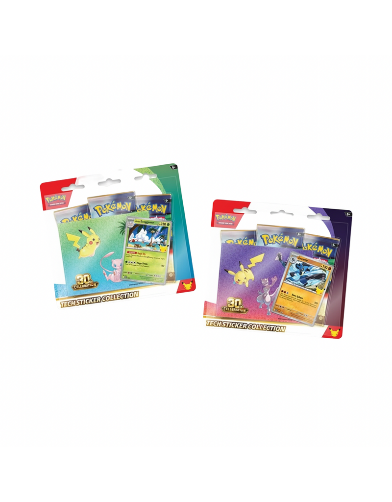 POKEMON 30TH CELEBRATION TECH STICKER (CASE-12)