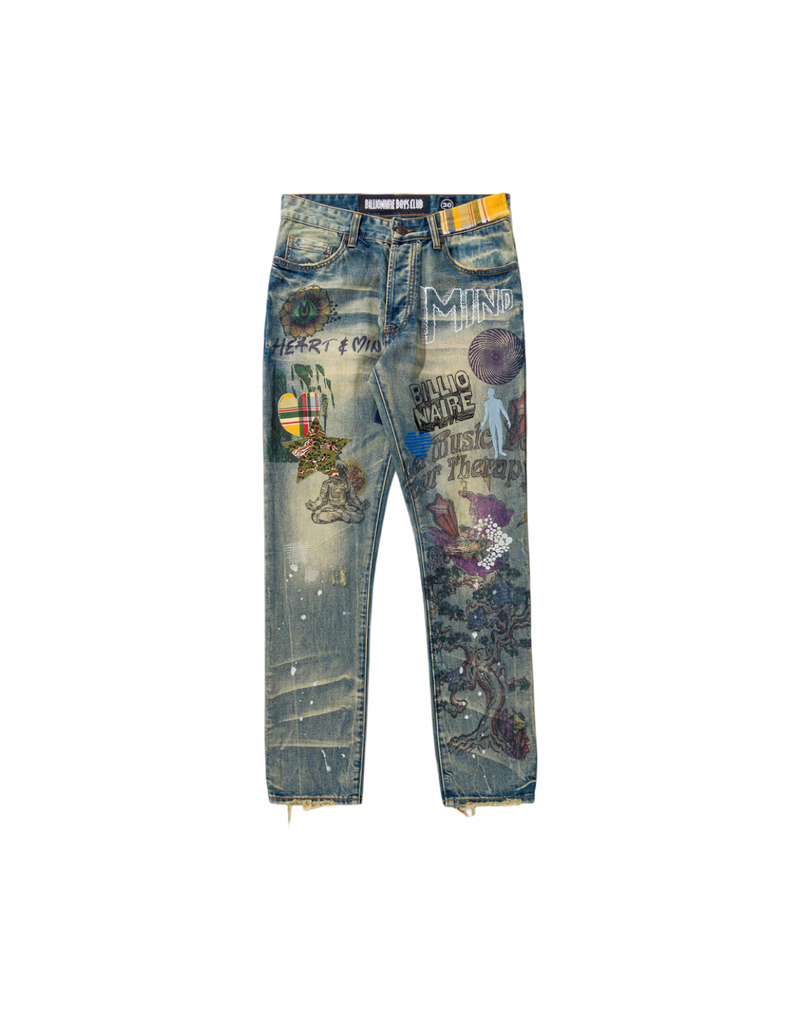 Billionaire boys club bb booster jean
