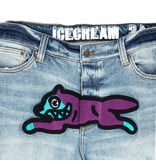 Ice Cream icecream running dog patch jean