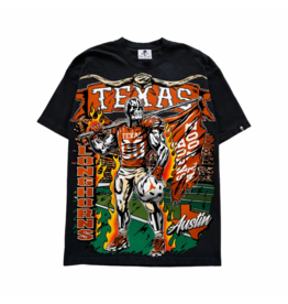 Warren Lotas Warren Lotas Longhorn Hook 'Em T-Shirt Black