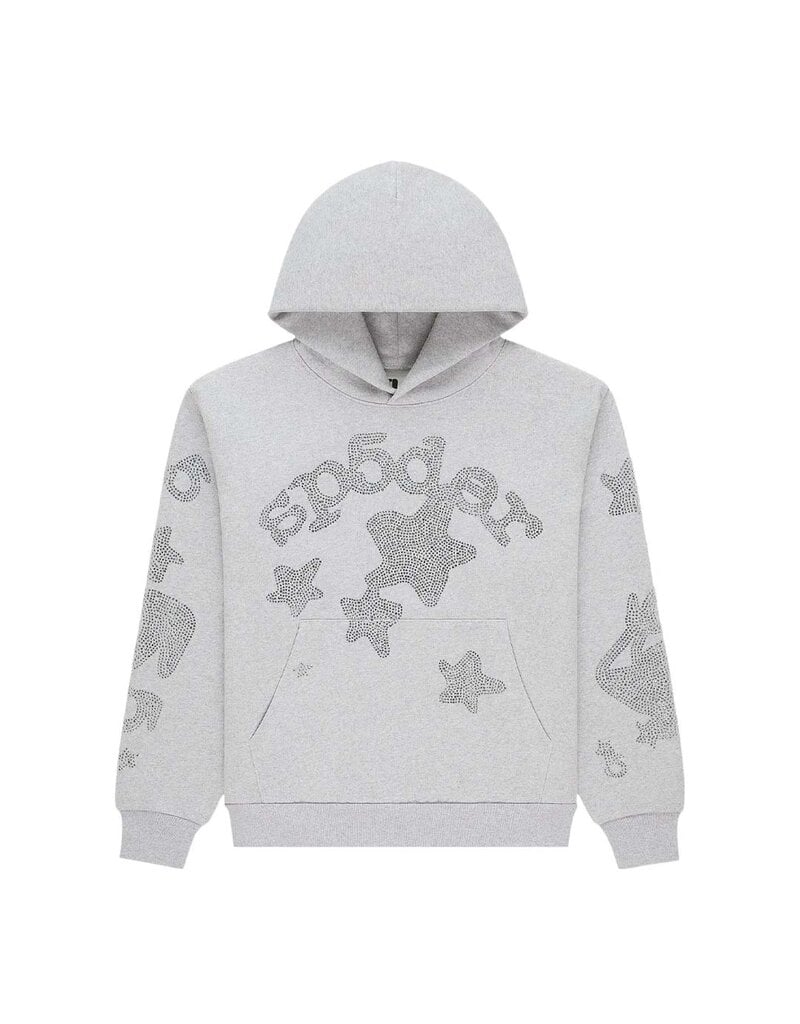 SP5DER RHINESTONE BELUGA HOODIE