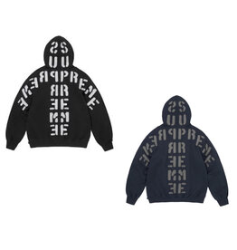 Supreme Supreme Mirrored Applique Hooded Sweatshirt