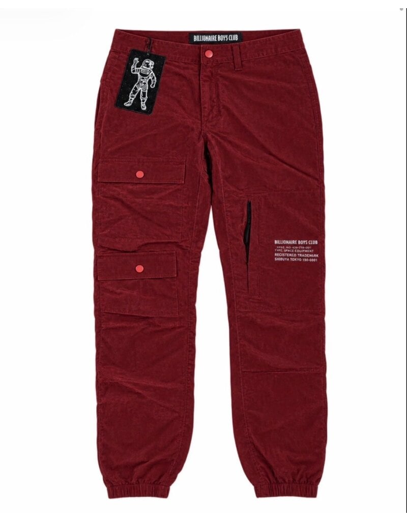 Billionaire boys club bb mineral pant red