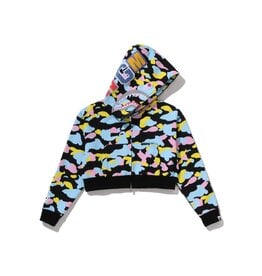 Abathing Ape BAPE CROPPED FULL ZIP HOODIE