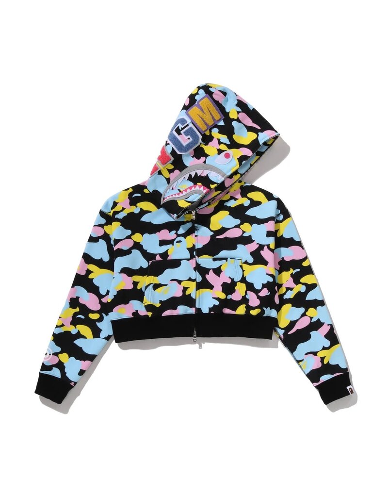 Abathing Ape BAPE CROPPED FULL ZIP HOODIE