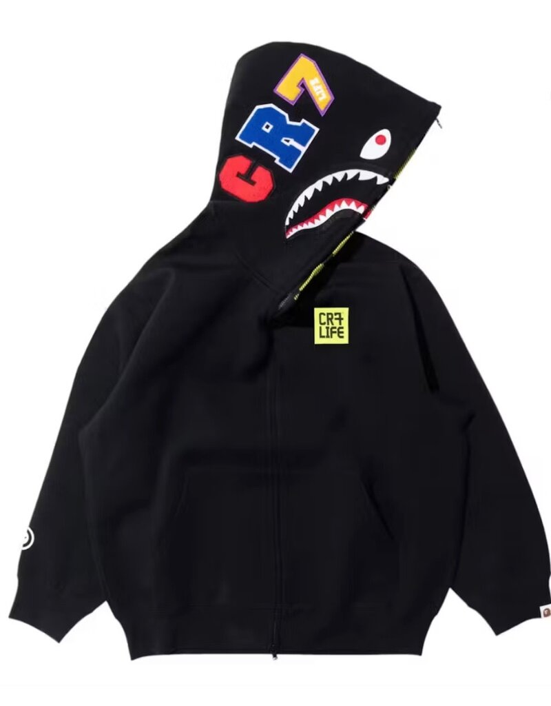 Abathing Ape BAPE LIFE LOGO SHARK HOODIE