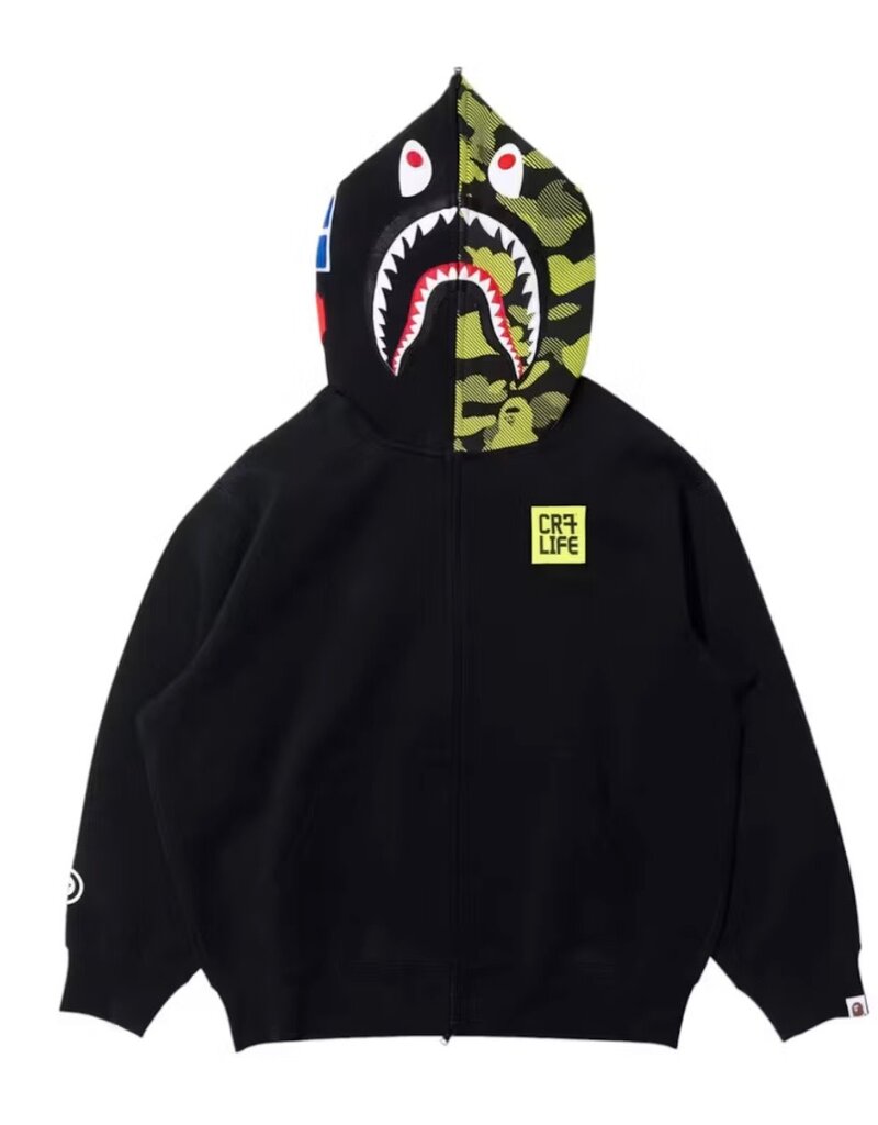 Abathing Ape BAPE LIFE LOGO SHARK HOODIE