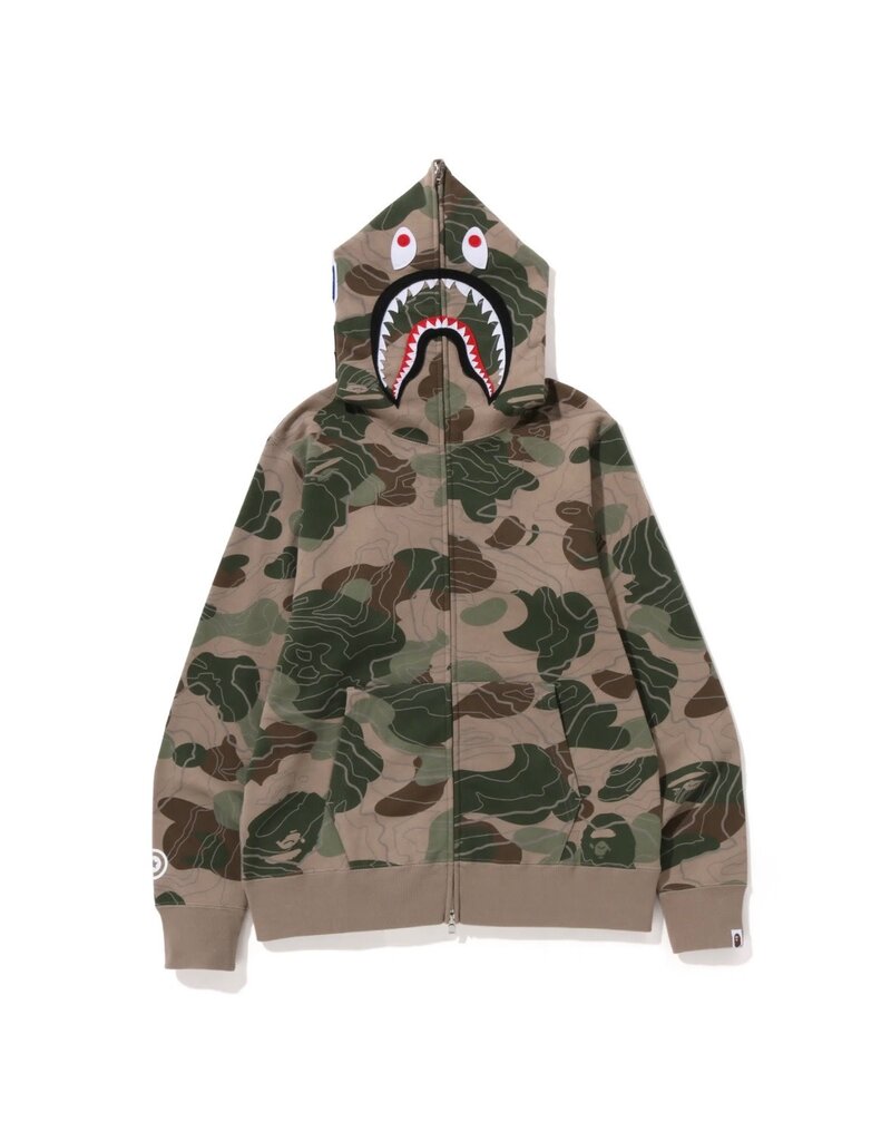 Abathing Ape BAPE LAYER LINE CAMO FULL ZIP