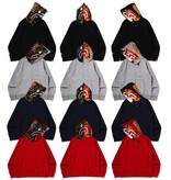 Abathing Ape CRAZY FACE FULL ZIP HOODIE NAVY 2XL
