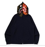 Abathing Ape CRAZY FACE FULL ZIP HOODIE NAVY 2XL