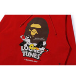 Abathing Ape BAPE LOONEY TUNES PULLOVER RED 2XL
