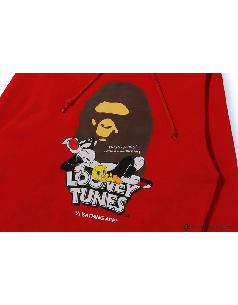 Abathing Ape BAPE LOONEY TUNES PULLOVER RED 2XL