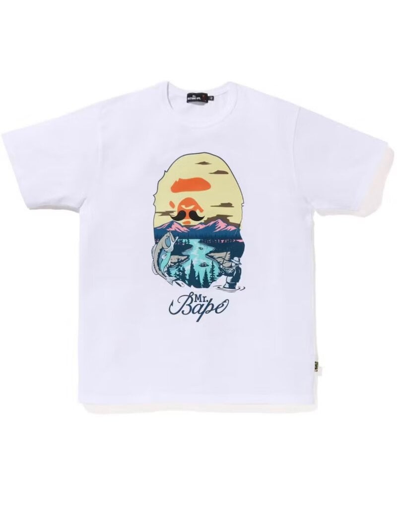 Abathing Ape MR. BATHING APE APE HEAD TEE