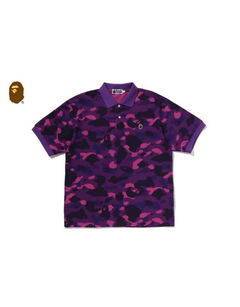 Abathing Ape BAPE COLOR CAMO APE HEAD POLO