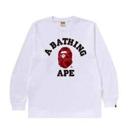 Abathing Ape BAPE COLOR CAMO COLLEGE LS TEE
