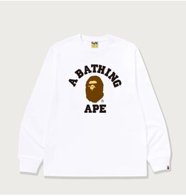 Abathing Ape BAPE COLLEGE LS TEE