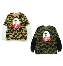 Abathing Ape BAPE 1ST CAMO LAYERED L/S TEE