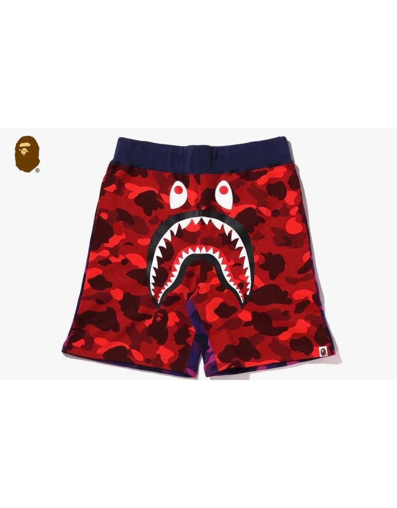 Abathing Ape BAPE CRAZY COLOR CAMO SHARK SHORT