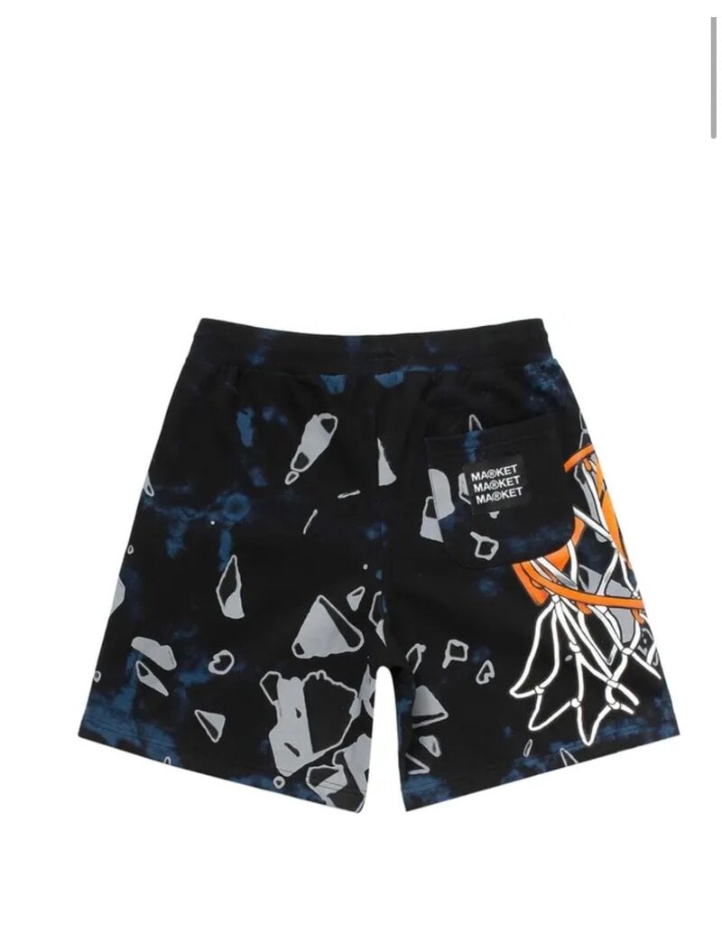 Market Shattered Backboard Tie-Dye Sweatshorts