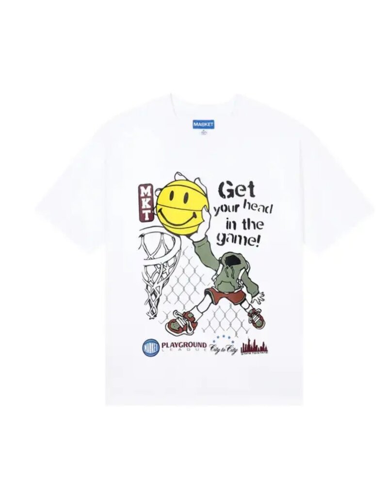 Market MKT SMILEY HEAD IN THE GAME T-SHIRT