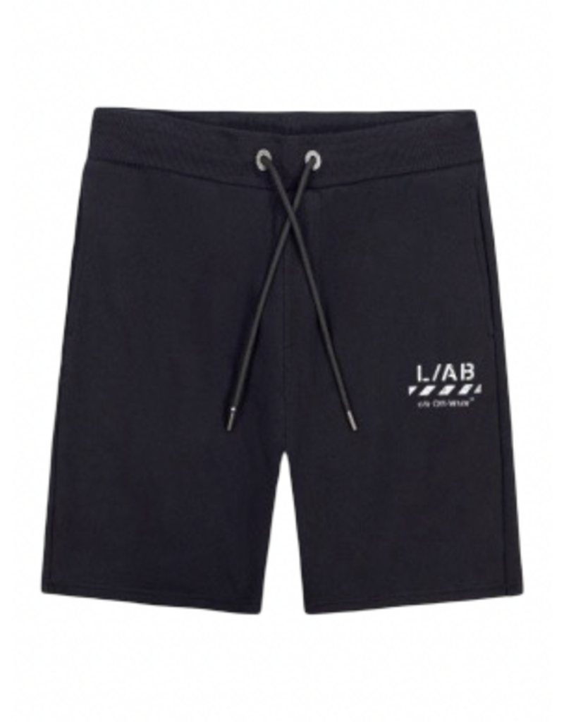 L/AB c/o Off-White L/AB c/o Off-White Logo Basic Shorts
