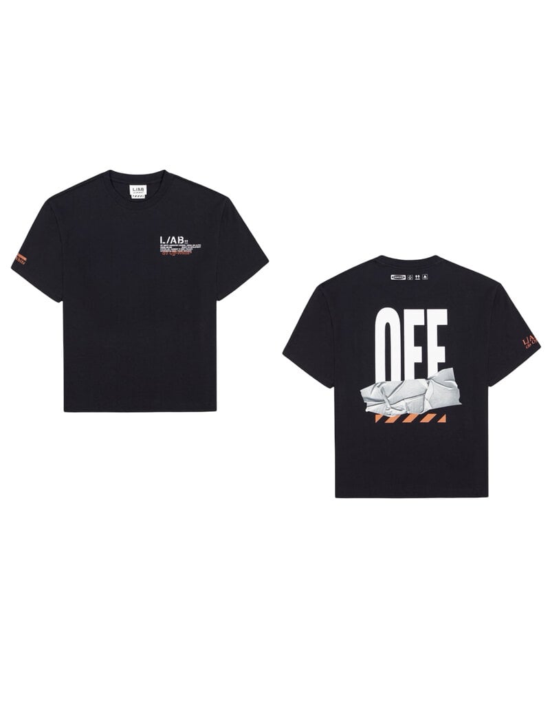 L/AB c/o Off-White L/AB c/o Off-White Off Active Duct Tape Short Sleeve Tee