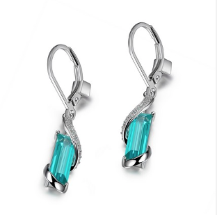 Elle .925 Green Mystic Topaz Earrings Elle .925 Green Mystic Topaz Earrings