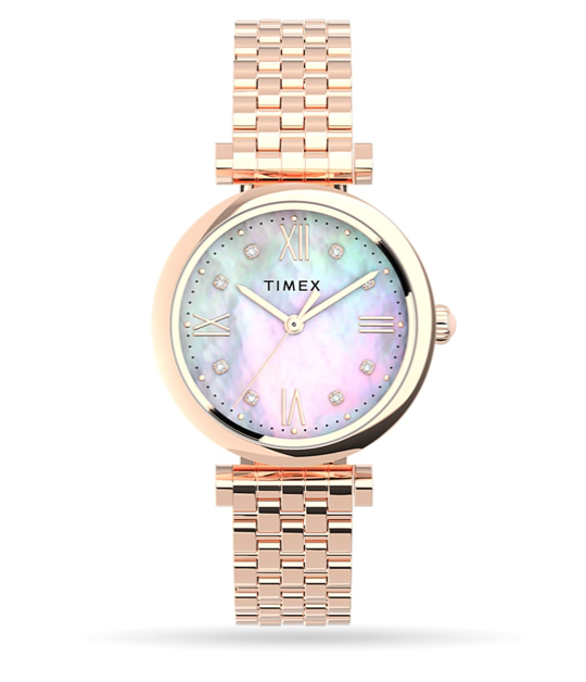 Timex Parisienne 28mm Stainless Steel Bracelet Watch