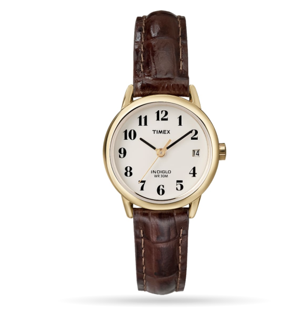 Timex Easy Reader 25mm Leather Strap Watch