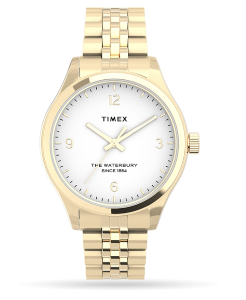 Timex Waterbury Traditional 34mm Stainless Steel Bracelet Watch