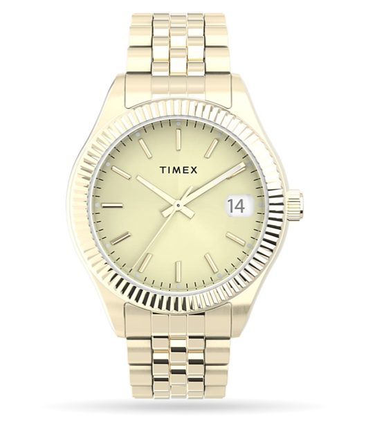 Timex Waterbury Legacy 34mm Stainless Steel Bracelet Watch