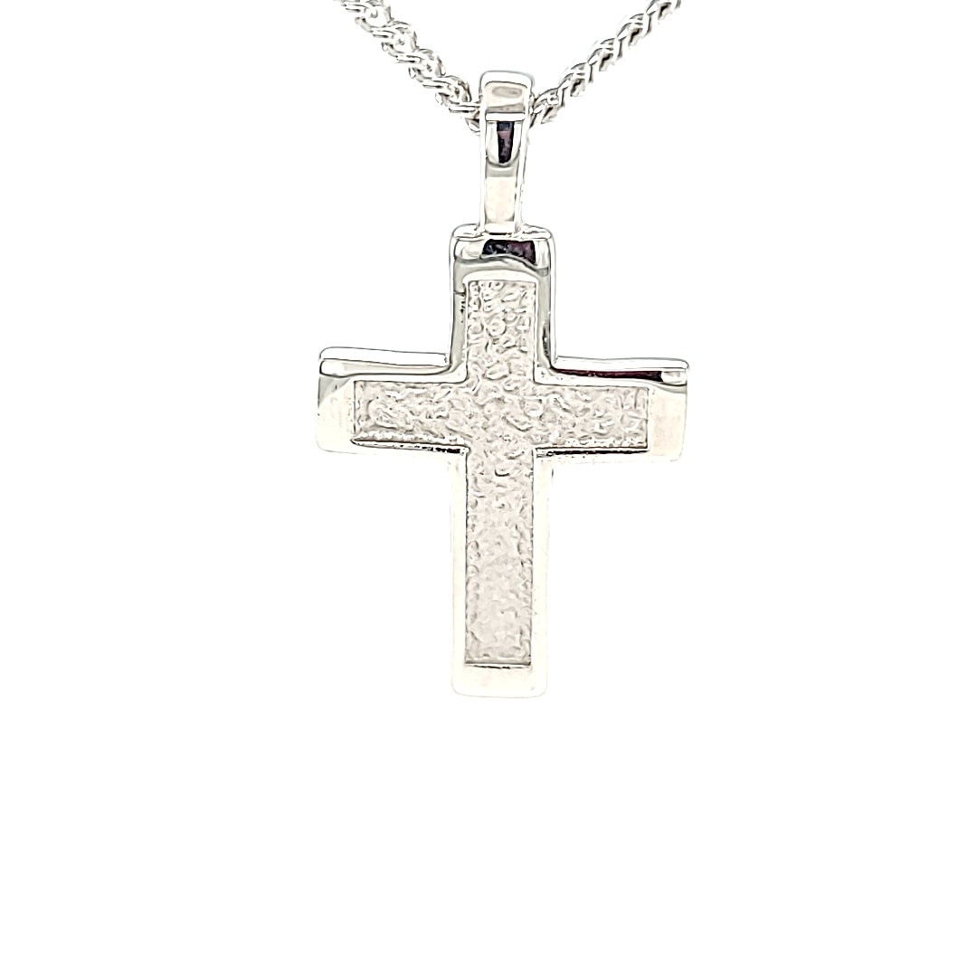 .925 Medium Textured Cross .925 Medium Textured Cross