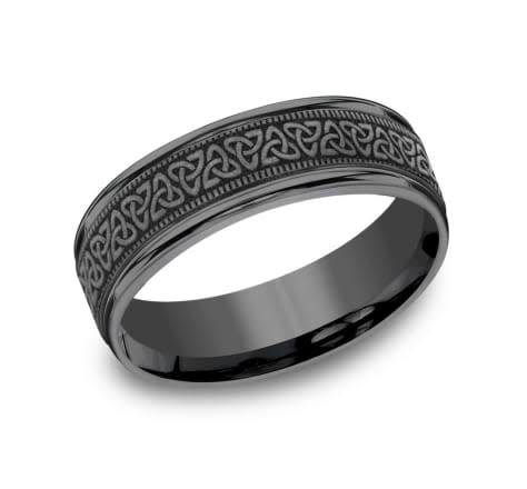 Benchmark 7mm Tantalum celtic wedding band