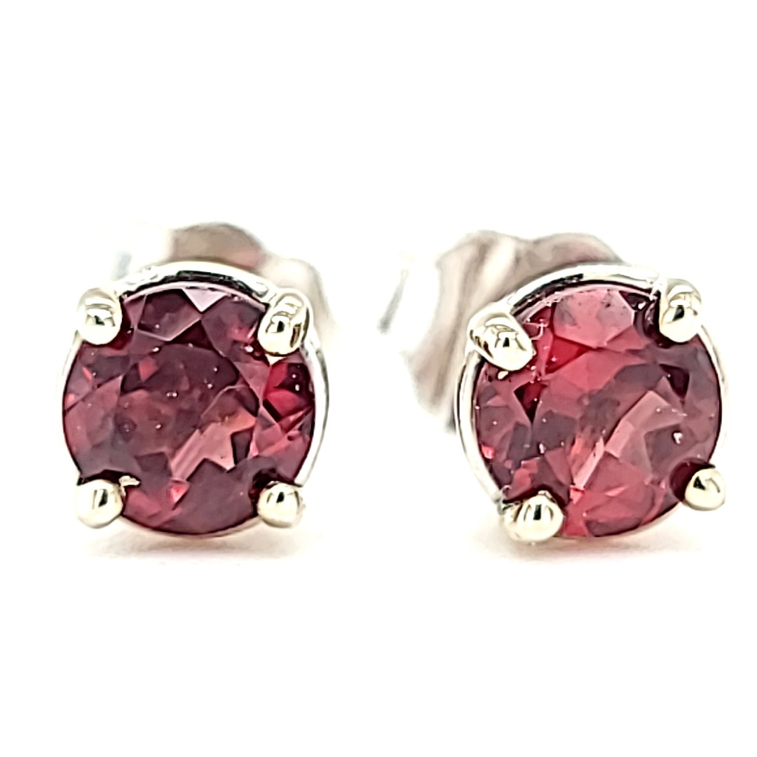 14KW Pink Tourmaline Stud Earrings 1.15CT 14KW Pink Tourmaline Stud Earrings 1.15CT