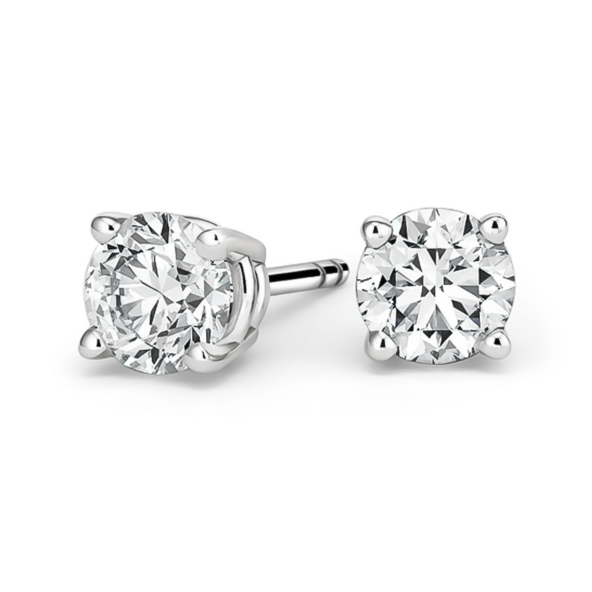 14KW Diamond Studs .33 - .36cttw
