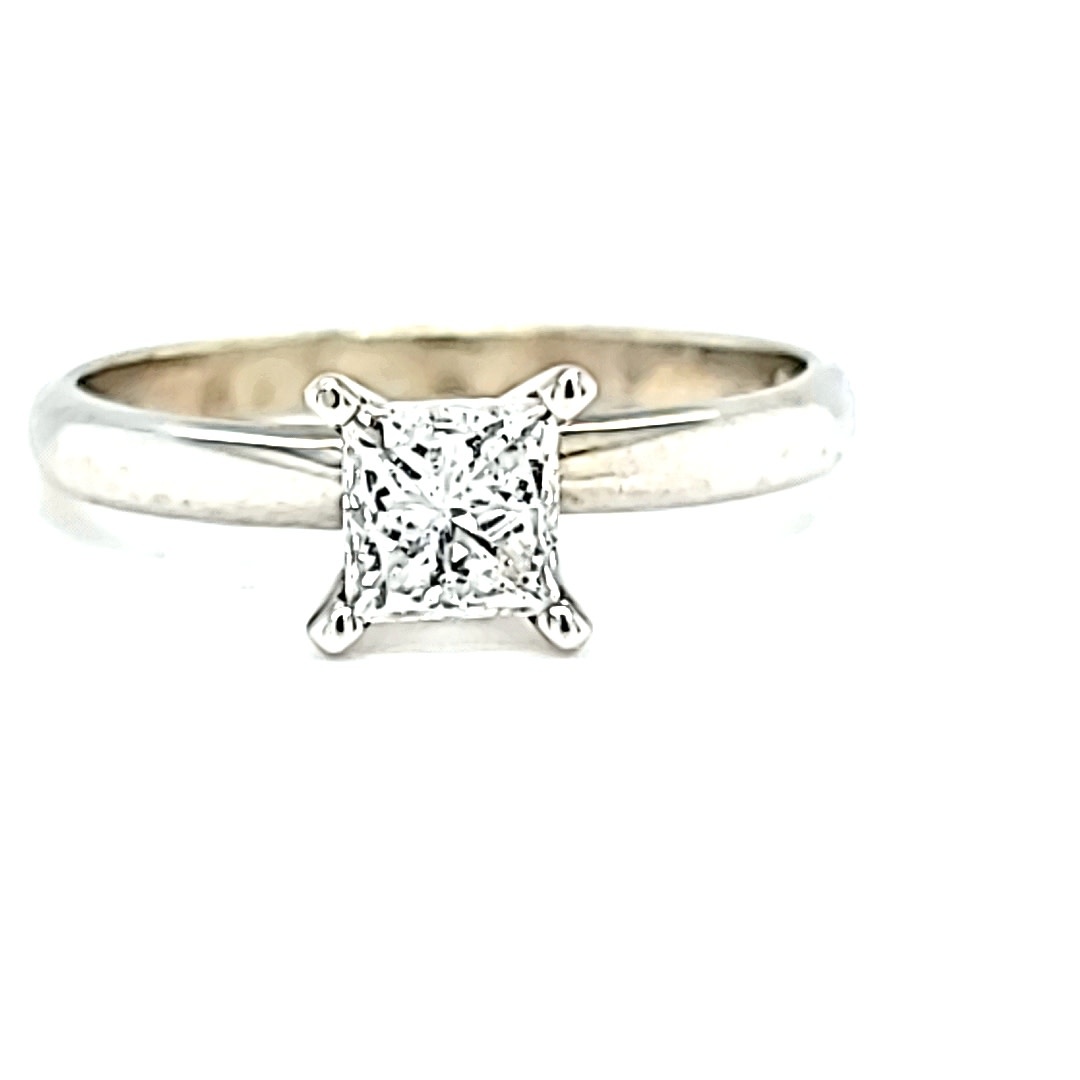 14KW .50CT I I1 Princess Cut Engagement Ring 14KW .50CT I I1 Princess Cut Engagement Ring