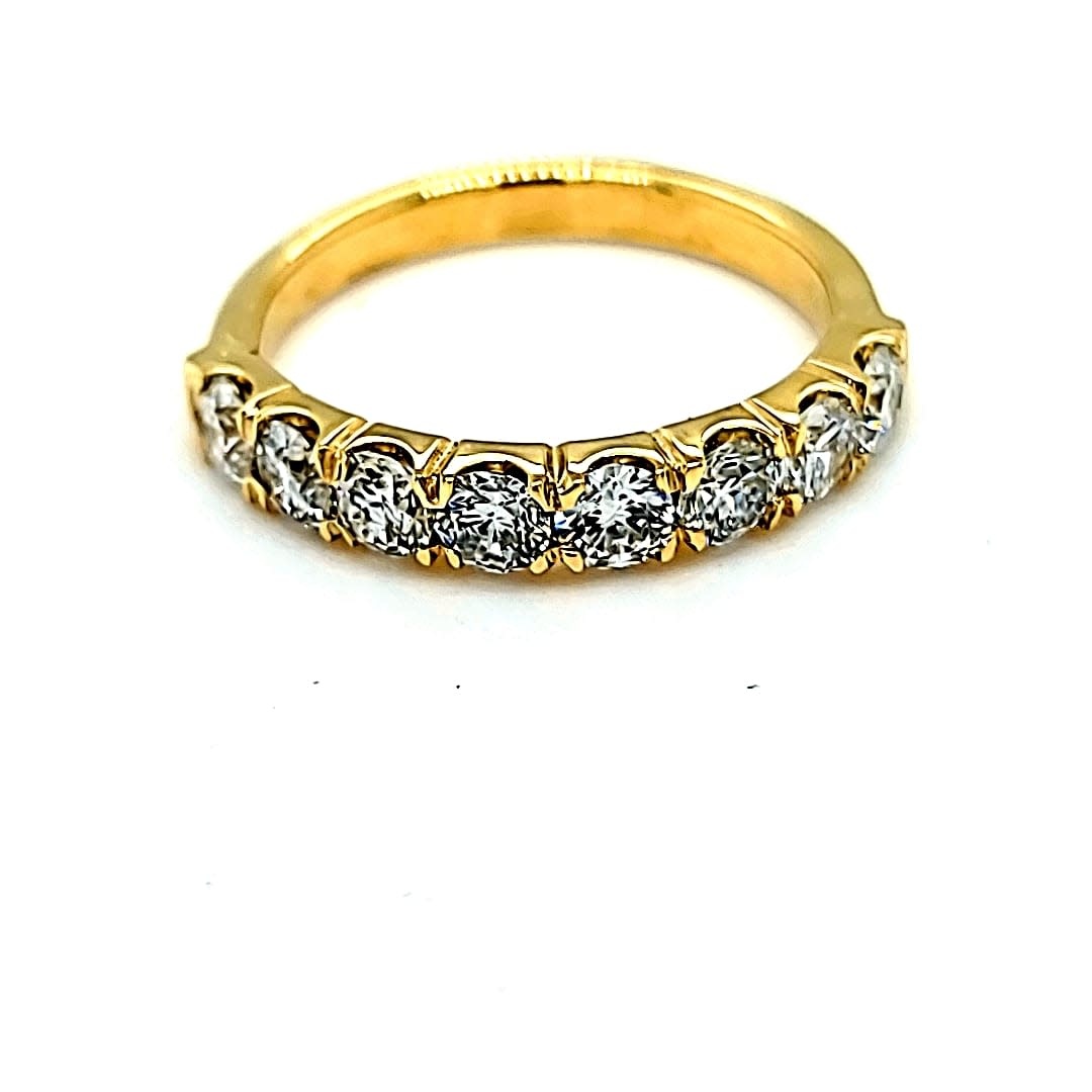 14KY 8 Stone 1.00CTTW Band